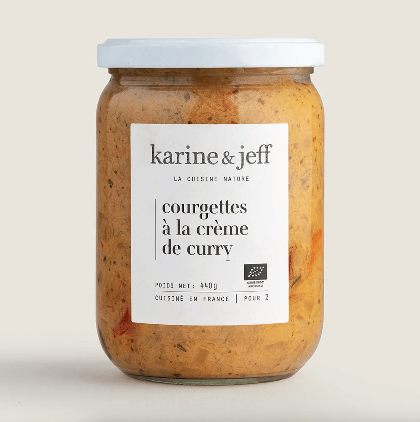 Image de Courgettes à la crème de curry