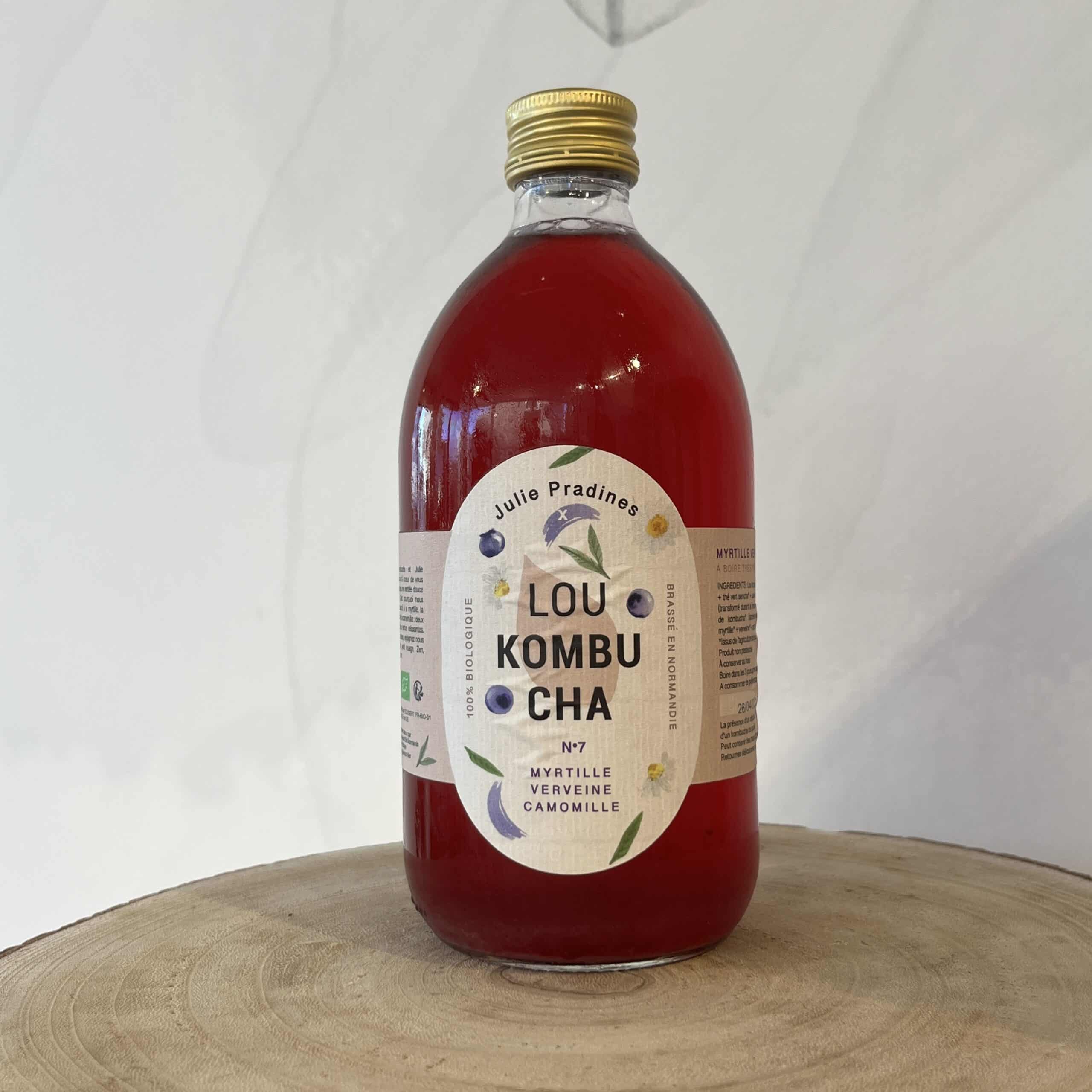 Image de Lou Kombucha n°7  Myrtille, Camomille, Verveine